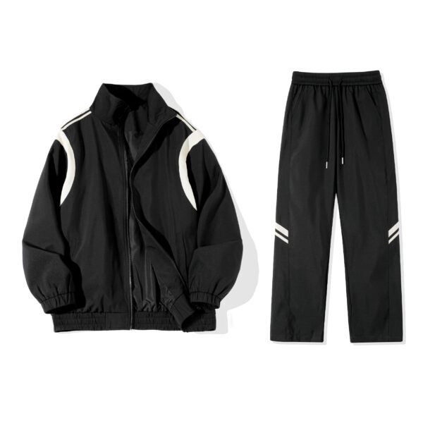 Men And Women Sports Suit Leisure Hooded Sweater Pants With Tassels Sports Suit Boys 3 Colors Suit - Image 3