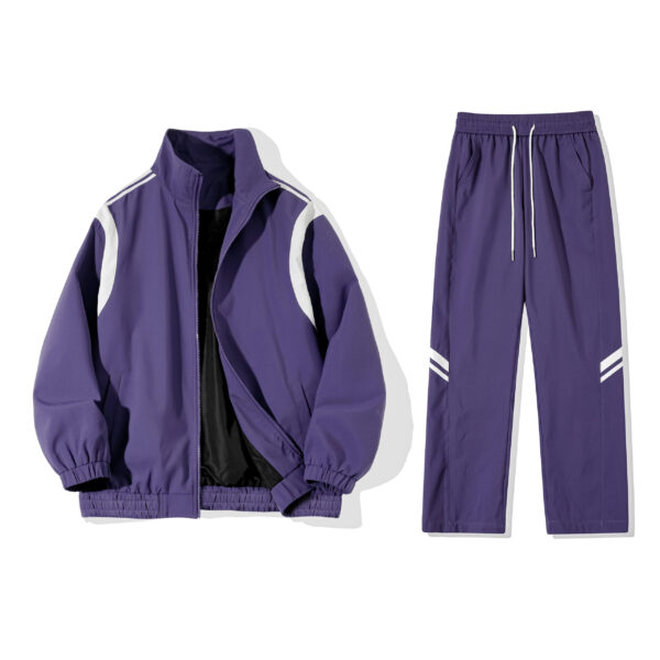 Men And Women Sports Suit Leisure Hooded Sweater Pants With Tassels Sports Suit Boys 3 Colors Suit - Image 2