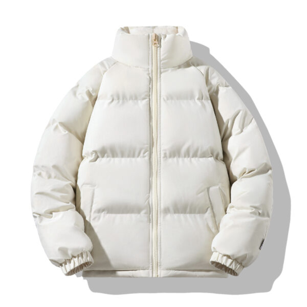 Men's Thick Warm Punk Jacket Hip Hop Style Casual Wear Oversized Fashionable - Image 3