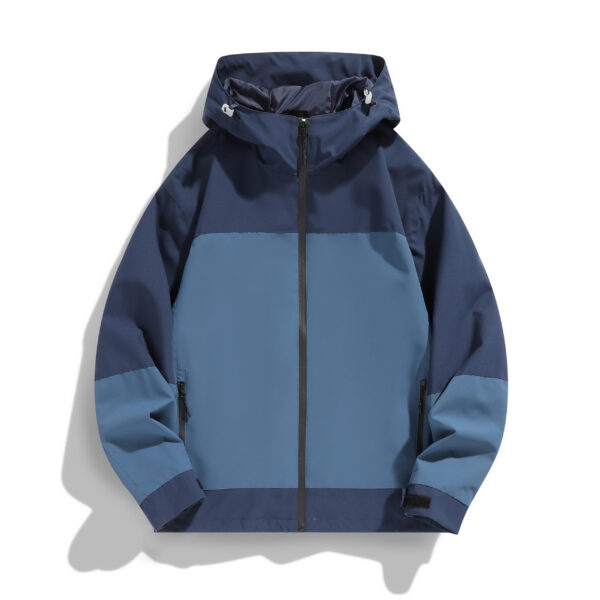 Qian Tiann Outdoor Jacket, Windbreaker, Stylish, Windproof, Lightweight, Water Repellent Fabric, Mountain Climbing Jacket, Blouson, Large Size, Men's,  Mountain Parka - Image 3