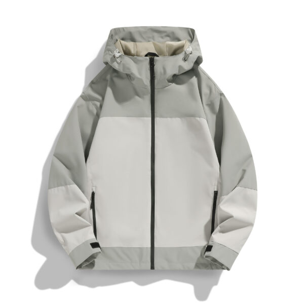 Qian Tiann Outdoor Jacket, Windbreaker, Stylish, Windproof, Lightweight, Water Repellent Fabric, Mountain Climbing Jacket, Blouson, Large Size, Men's,  Mountain Parka - Image 4